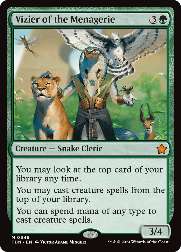 Vizier of the Menagerie [Foundations] | Odin's Place
