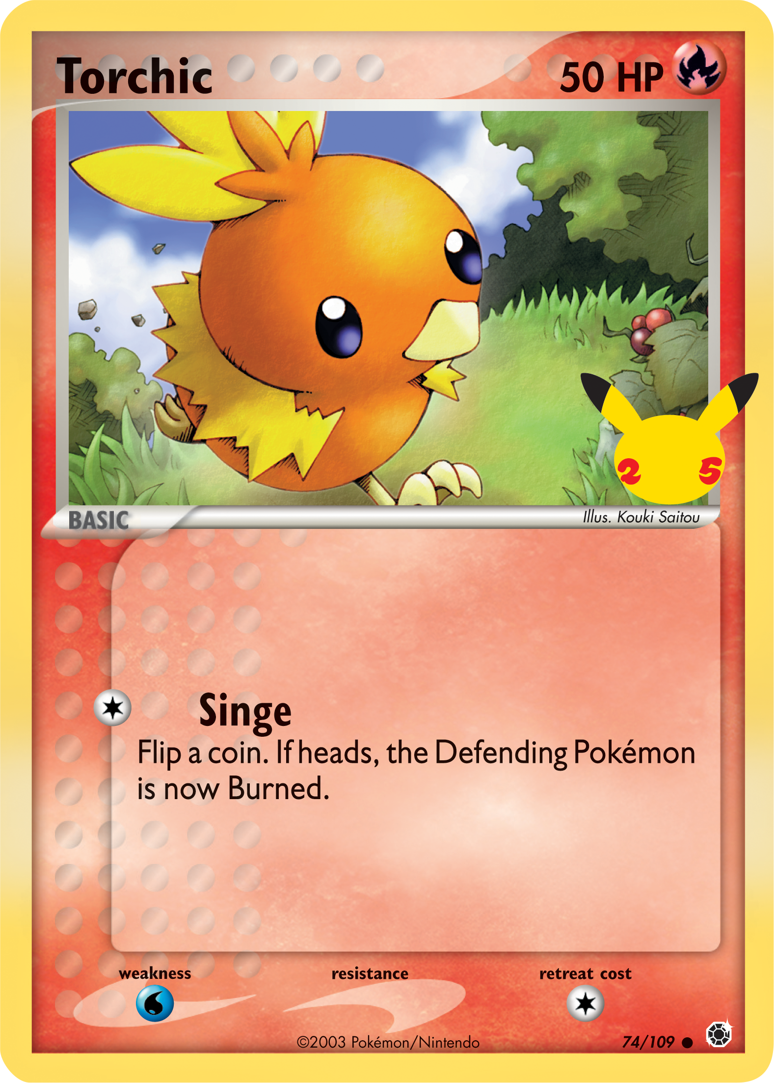 Torchic (74/109) (Jumbo Card) [First Partner Pack] | Odin's Place