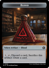 Mercenary // Blood Double-Sided Token [Outlaws of Thunder Junction Tokens] | Odin's Place