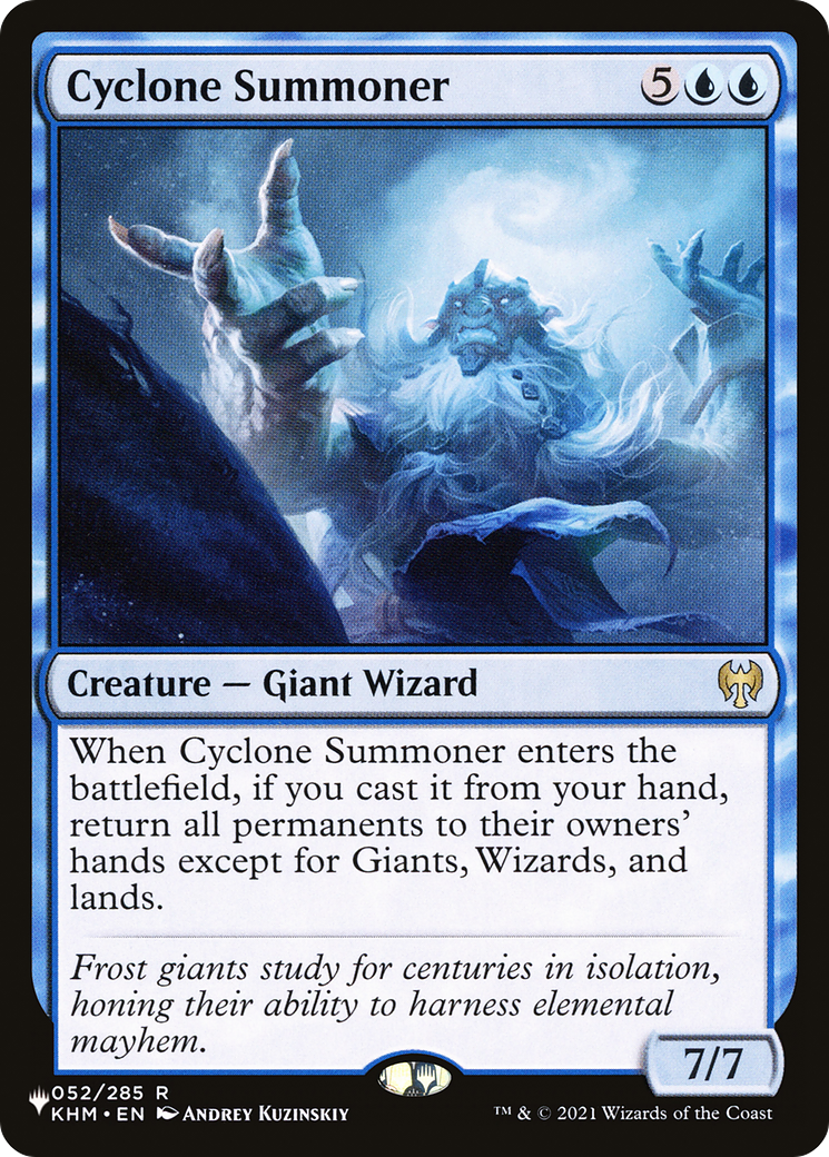 Cyclone Summoner [The List] | Odin's Place