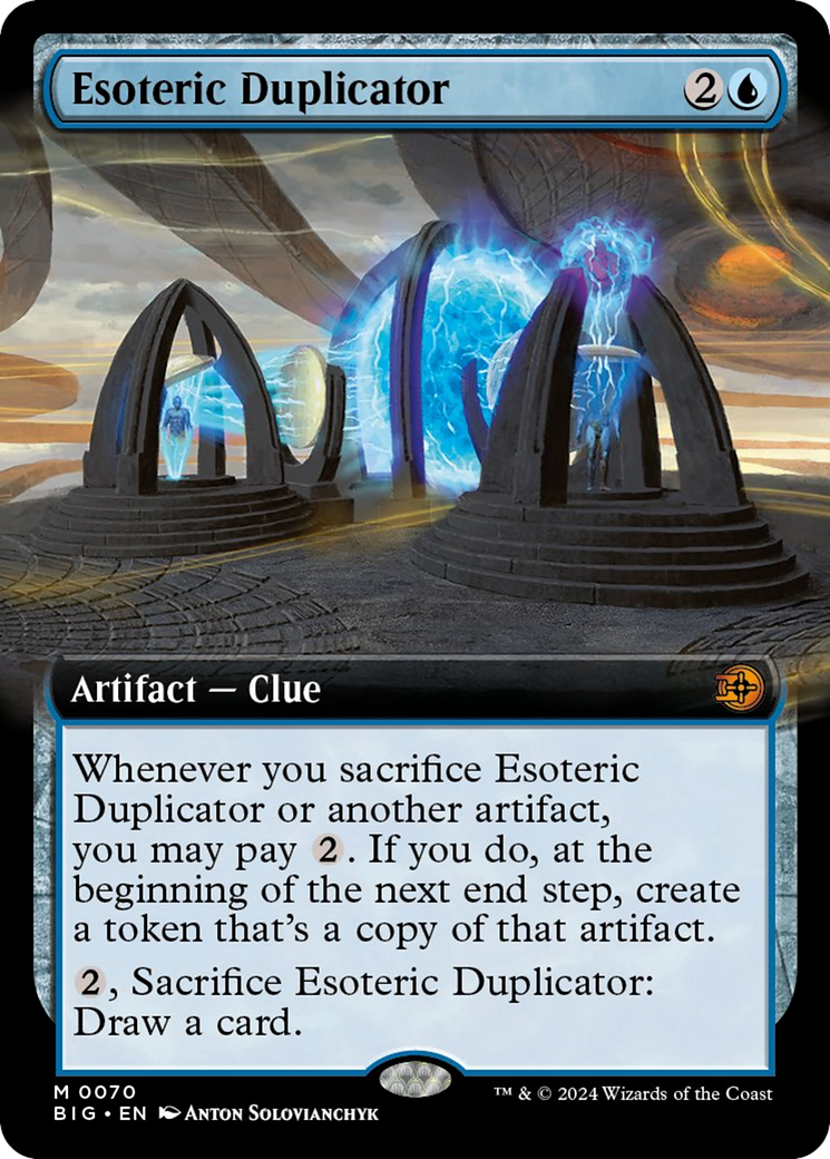Esoteric Duplicator (Extended Art) [Outlaws of Thunder Junction: The Big Score] | Odin's Place