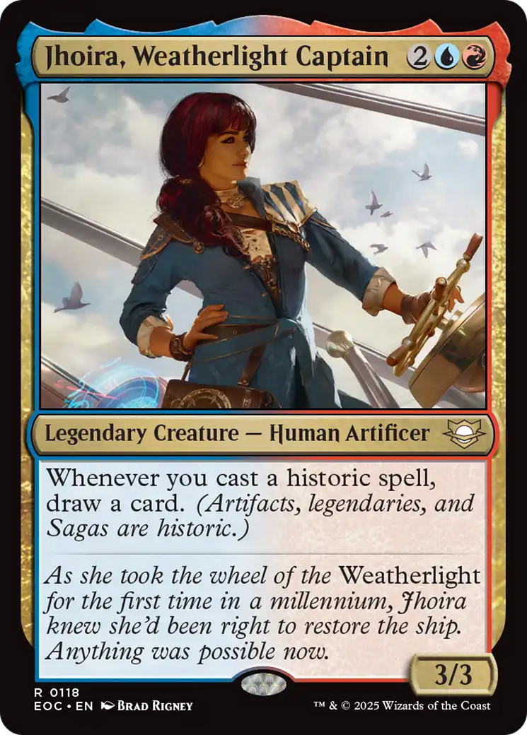 Jhoira, Weatherlight Captain [Edge of Eternities Commander] | Odin's Place