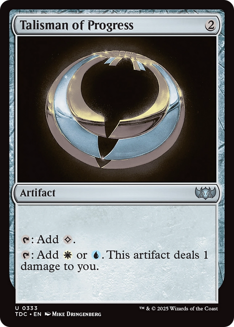 Talisman of Progress [Tarkir: Dragonstorm Commander] | Odin's Place