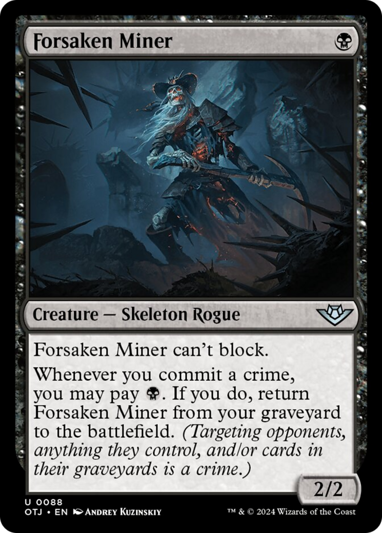 Forsaken Miner [Outlaws of Thunder Junction] | Odin's Place
