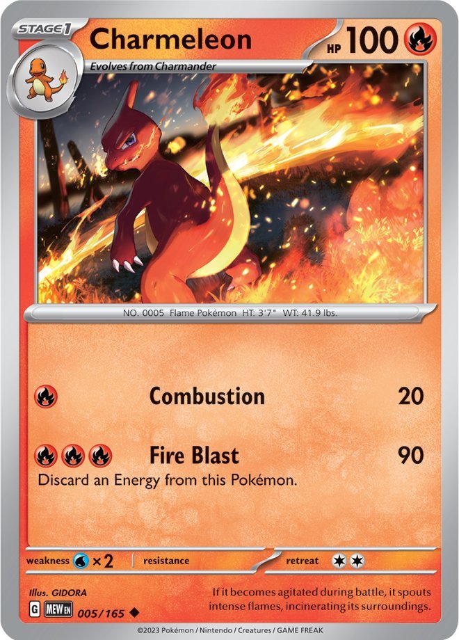 Charmeleon (005/165) [Scarlet & Violet 151] | Odin's Place