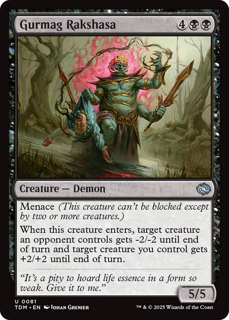 Gurmag Rakshasa [Tarkir: Dragonstorm] | Odin's Place