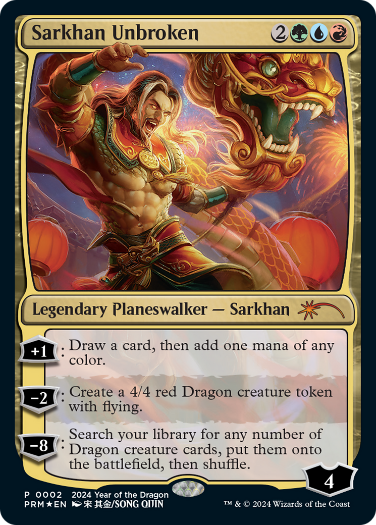 Sarkhan Unbroken (Year of the Dragon 2024) [Standard Showdown Promos] | Odin's Place