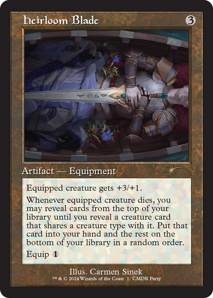 Heirloom Blade (Retro Frame) [Wizards Play Network 2024] | Odin's Place