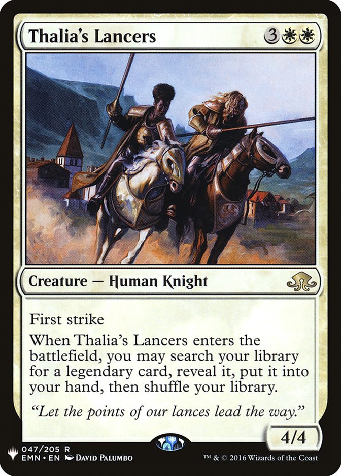 Thalia's Lancers [The List] | Odin's Place