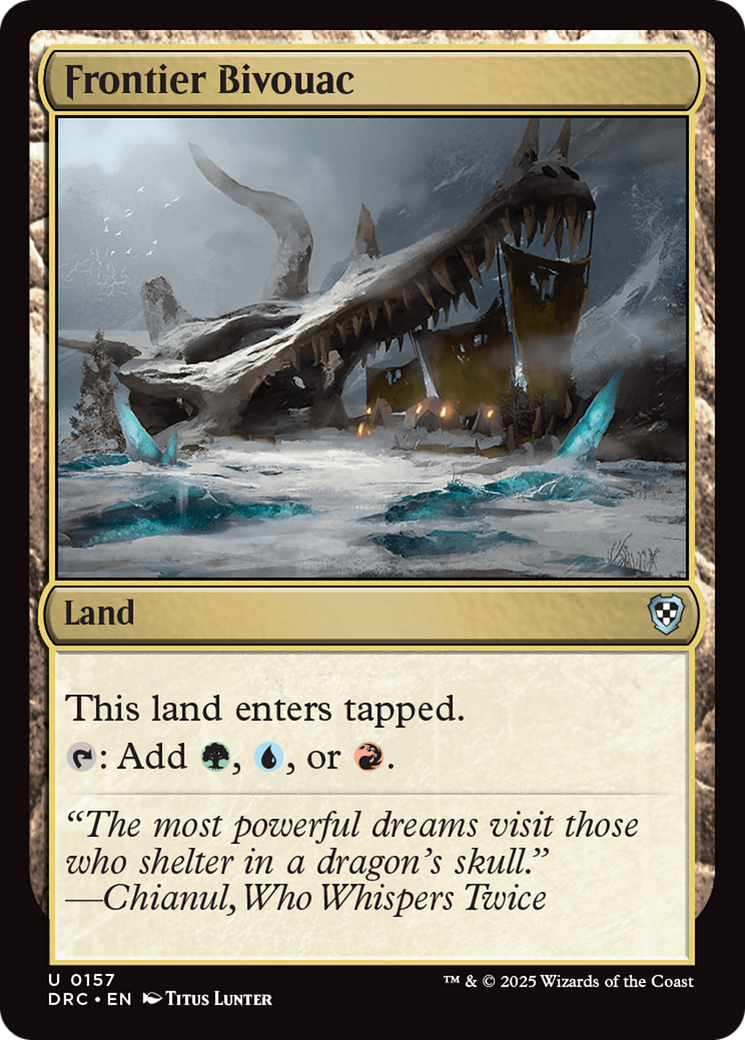 Frontier Bivouac [Aetherdrift Commander] | Odin's Place