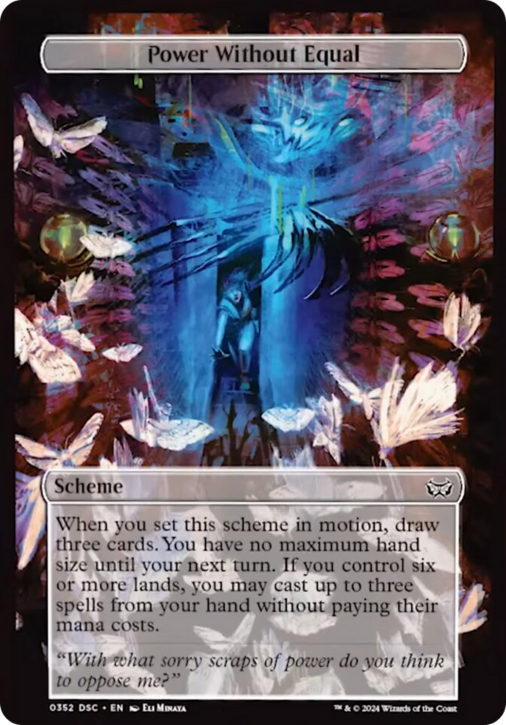 Power Without Equal (Full Art) [Duskmourn: Archenemy] | Odin's Place