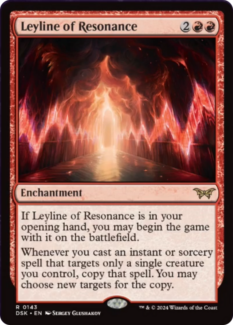 Leyline of Resonance [Duskmourn: House of Horror] | Odin's Place