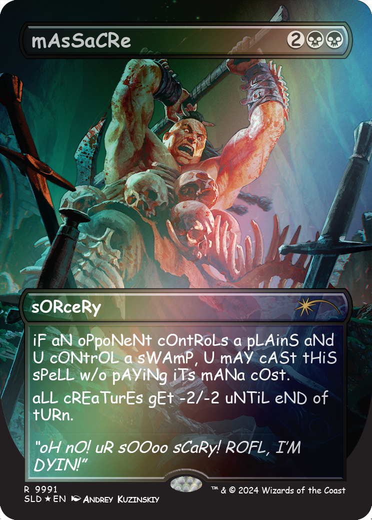 mAsSaCRe (Rainbow Foil) [Secret Lair Drop Series] | Odin's Place
