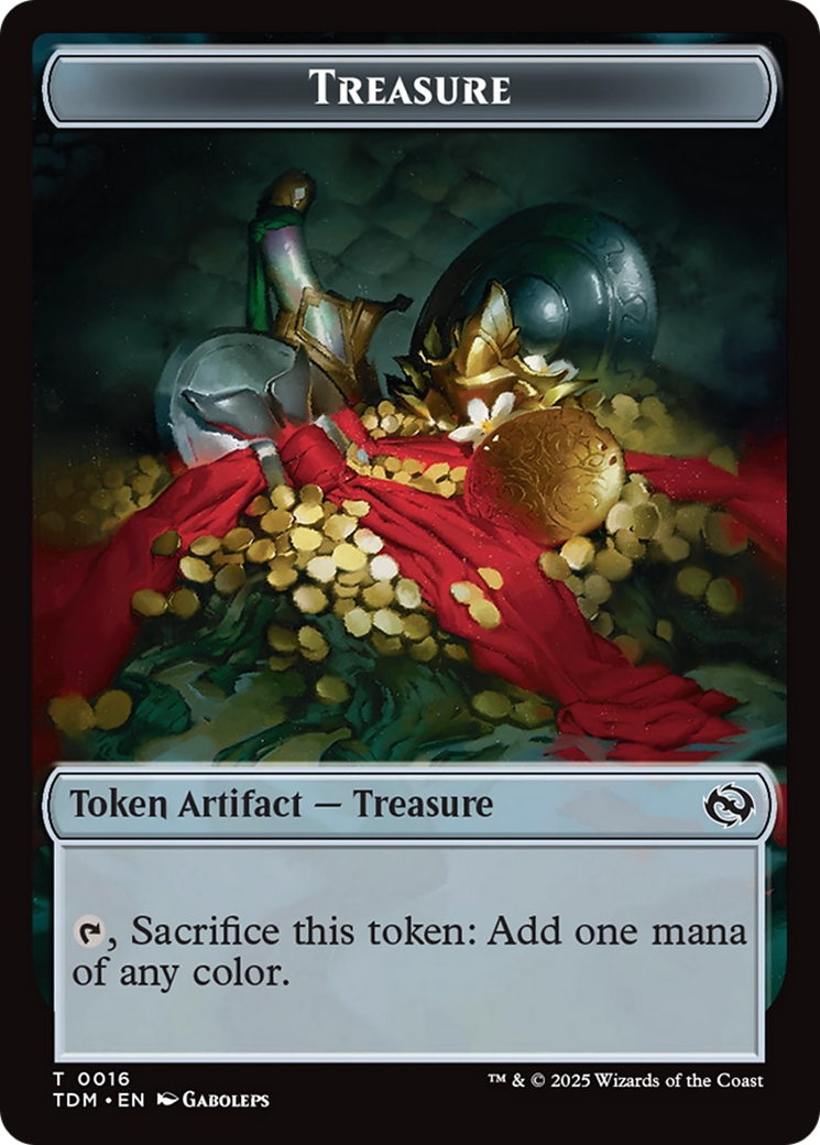 Experience // Treasure Double-Sided Token [Tarkir: Dragonstorm Commander Tokens] | Odin's Place