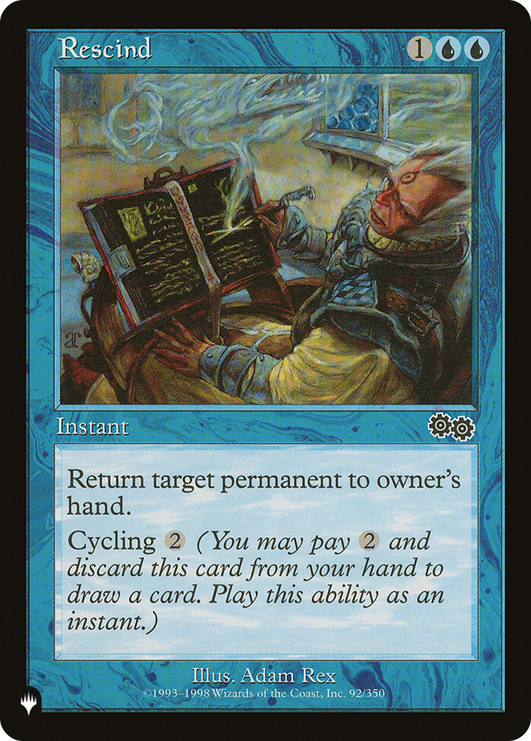 Rescind [The List] | Odin's Place