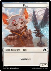 Phyrexian Germ // Fox Double-Sided Token [Modern Horizons 3 Tokens] | Odin's Place