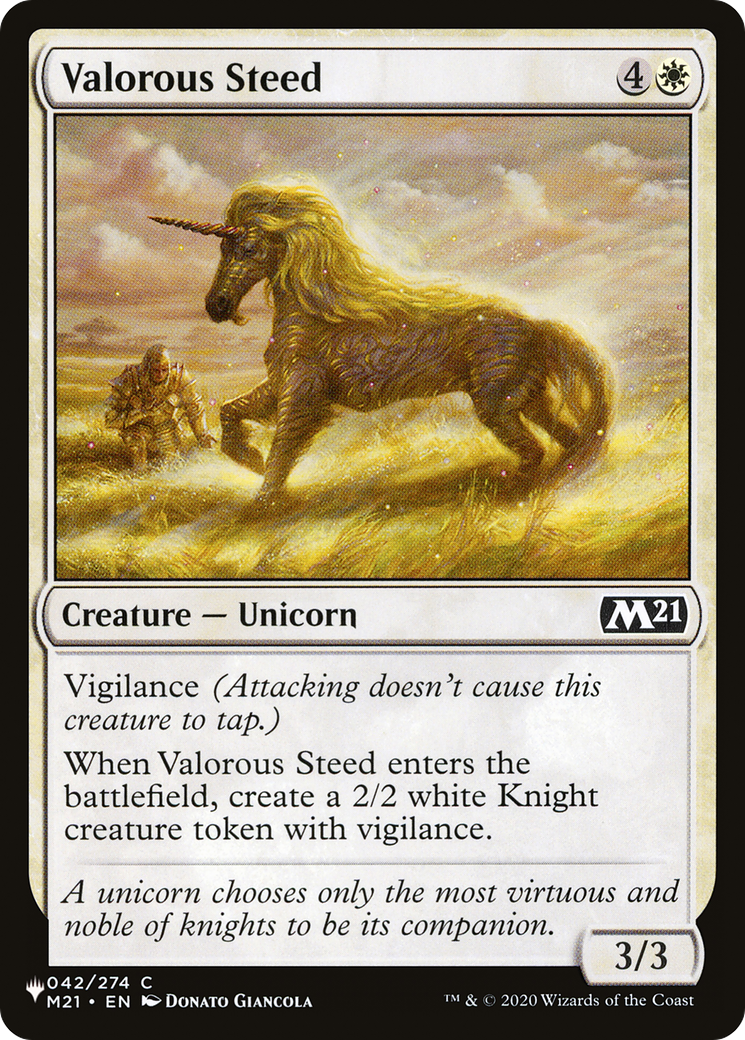Valorous Steed [The List] | Odin's Place