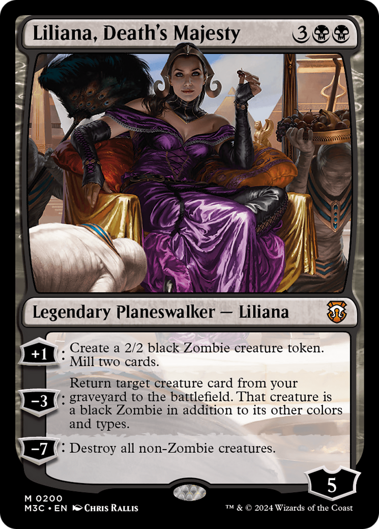 Liliana, Death's Majesty (Ripple Foil) [Modern Horizons 3 Commander] | Odin's Place