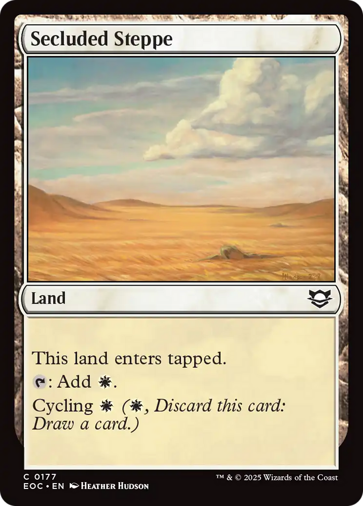 Secluded Steppe [Edge of Eternities Commander] | Odin's Place