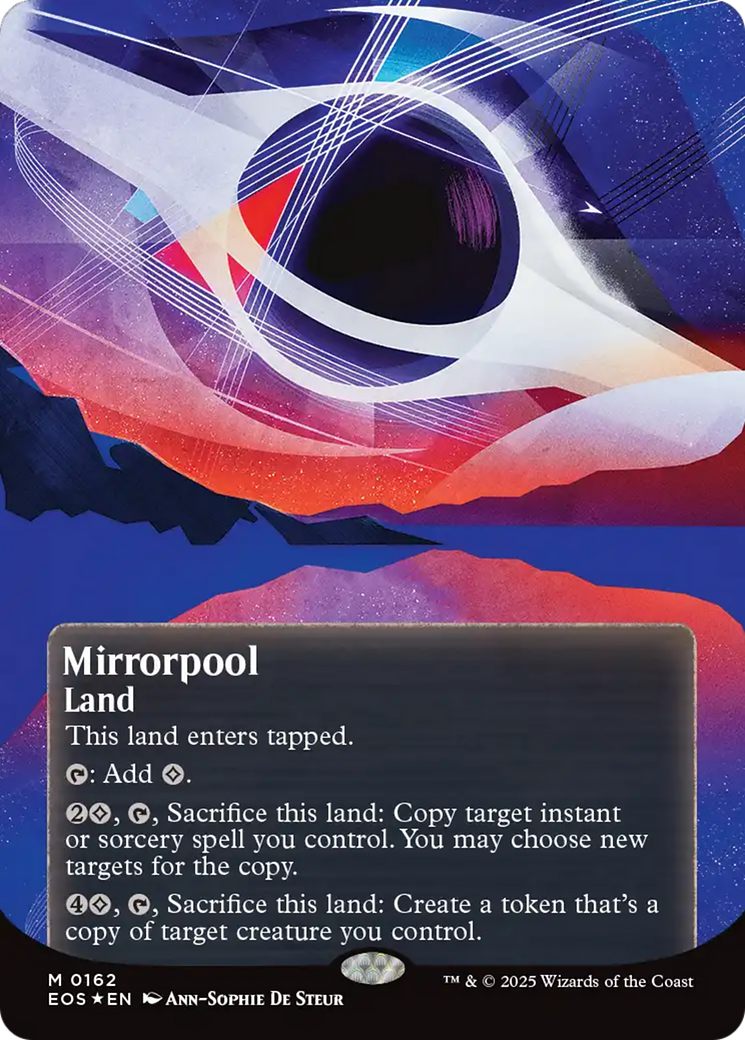Mirrorpool (0162) (Borderless) (Galaxy Foil) [Edge of Eternities: Stellar Sights] | Odin's Place