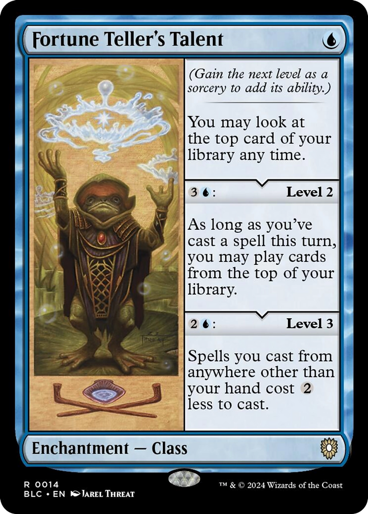 Fortune Teller's Talent [Bloomburrow Commander] | Odin's Place