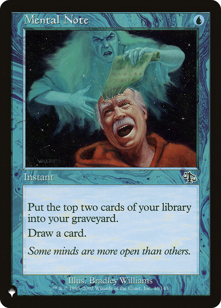 Mental Note [The List] | Odin's Place