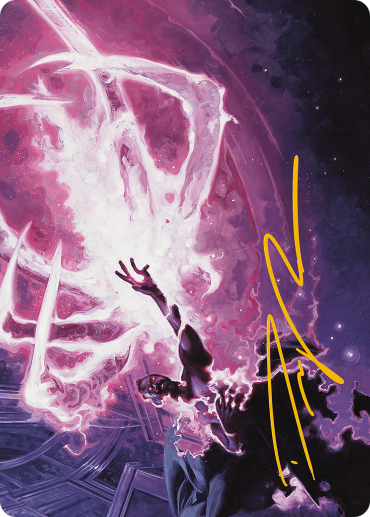 Flare of Malice Art Card (Gold-Stamped Signature) [Modern Horizons 3 Art Series] | Odin's Place