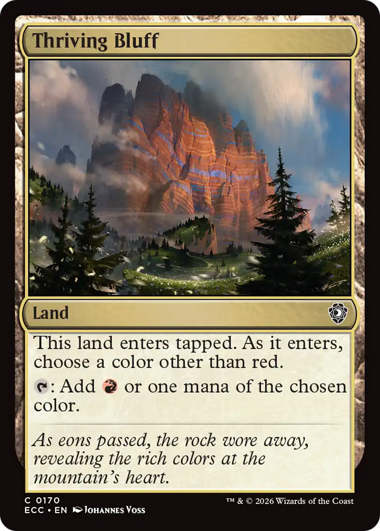 Thriving Bluff [Lorwyn Eclipsed Commander] | Odin's Place