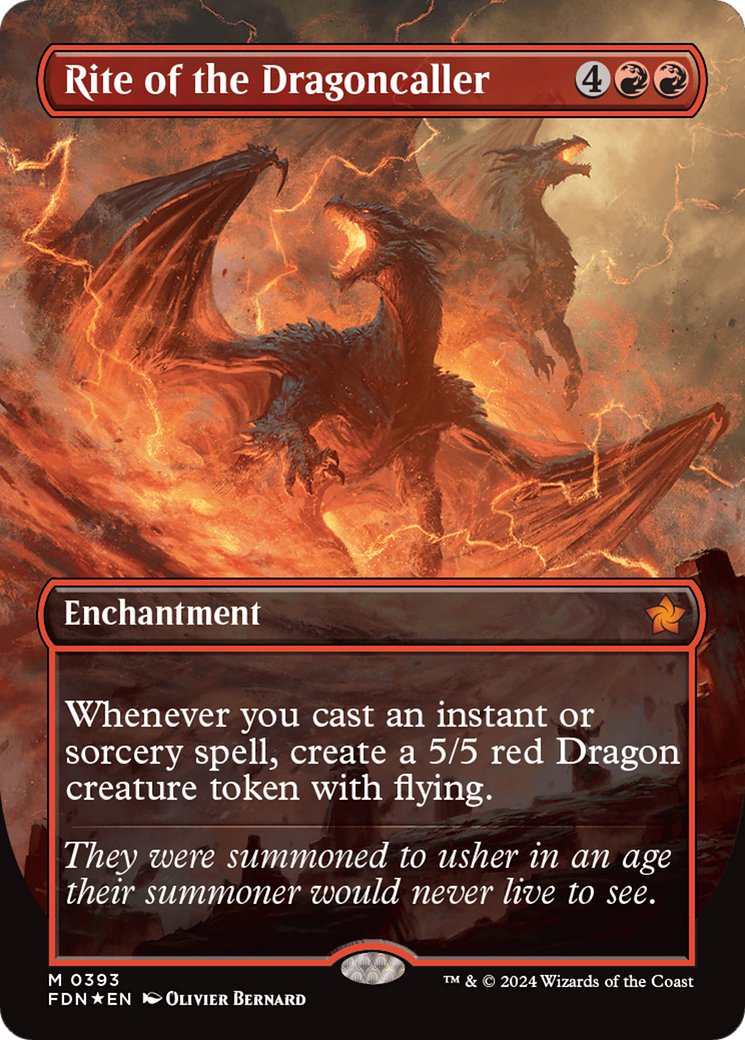 Rite of the Dragoncaller (Mana Foil) [Foundations] | Odin's Place
