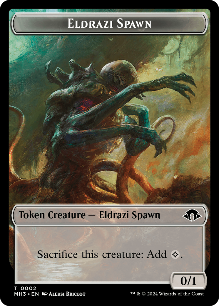 Eldrazi Scion // Eldrazi Spawn Double-Sided Token [Modern Horizons 3 Commander Tokens] | Odin's Place