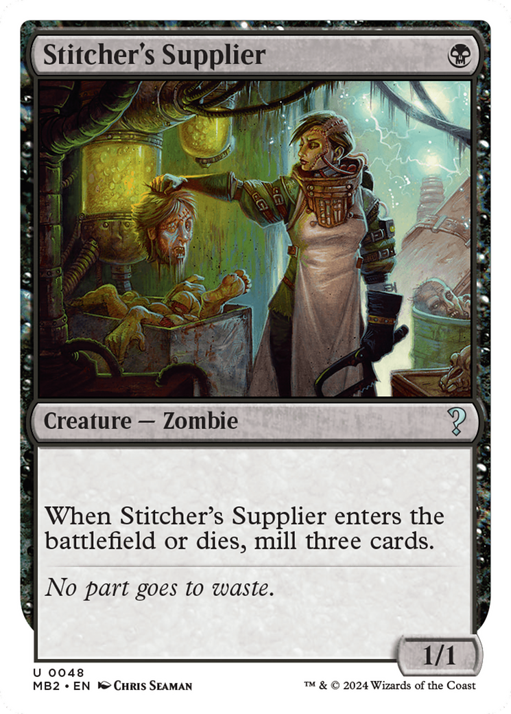 Stitcher's Supplier (White Border) [Mystery Booster 2] | Odin's Place