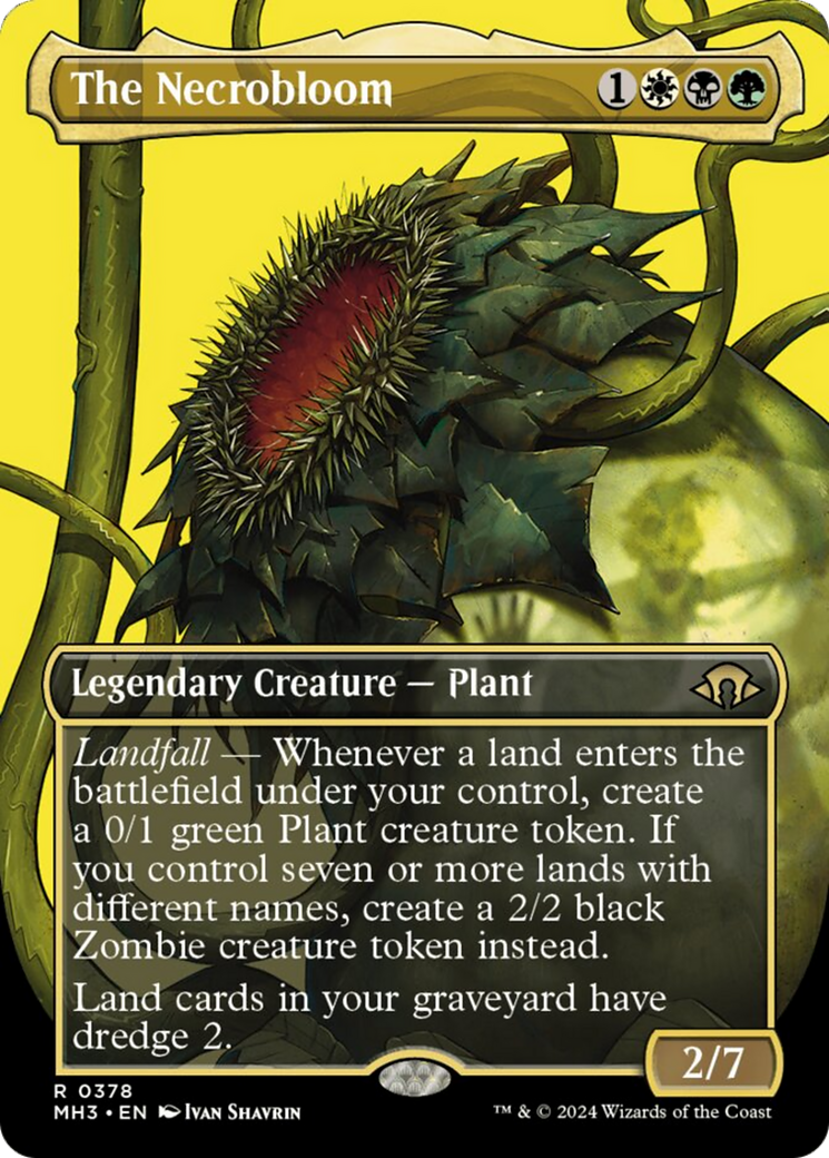 The Necrobloom (Borderless) [Modern Horizons 3] | Odin's Place