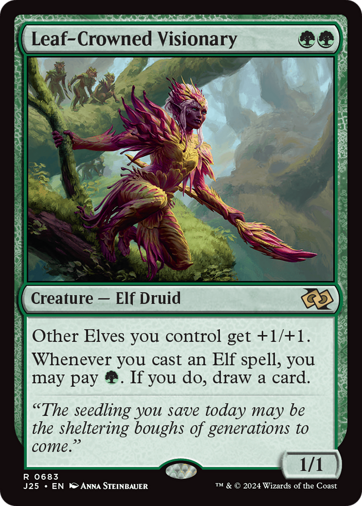 Leaf-Crowned Visionary [Foundations Jumpstart] | Odin's Place