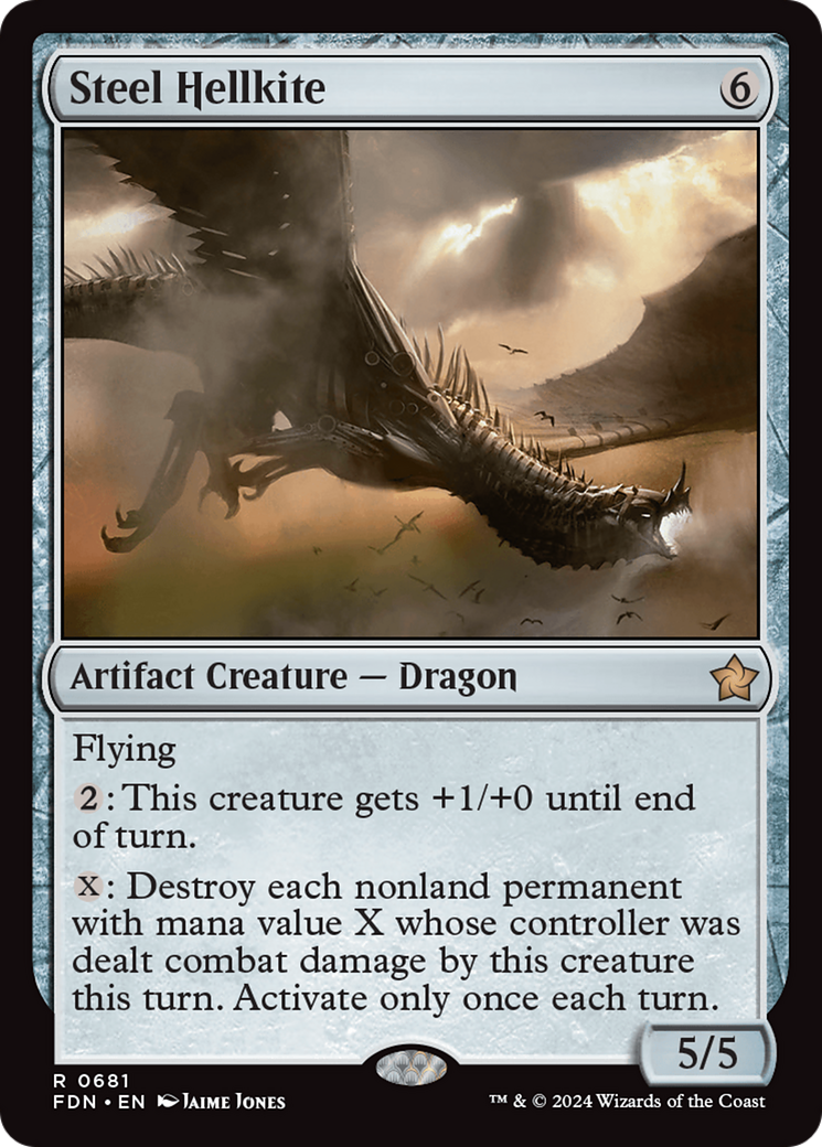 Steel Hellkite [Foundations] | Odin's Place