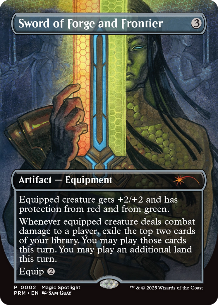 Sword of Forge and Frontier (Borderless) [Wizards Play Network 2025] | Odin's Place