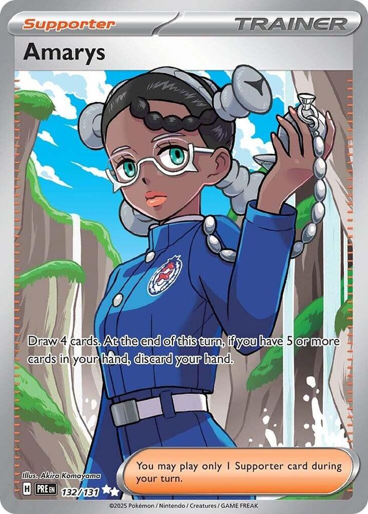 Amarys (132/131) [Scarlet & Violet: Prismatic Evolutions] | Odin's Place