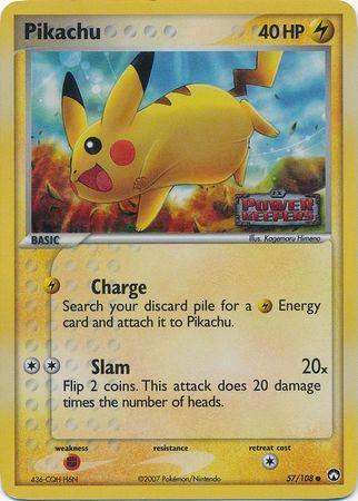 Pikachu (57/108) (Stamped) [EX: Power Keepers] | Odin's Place