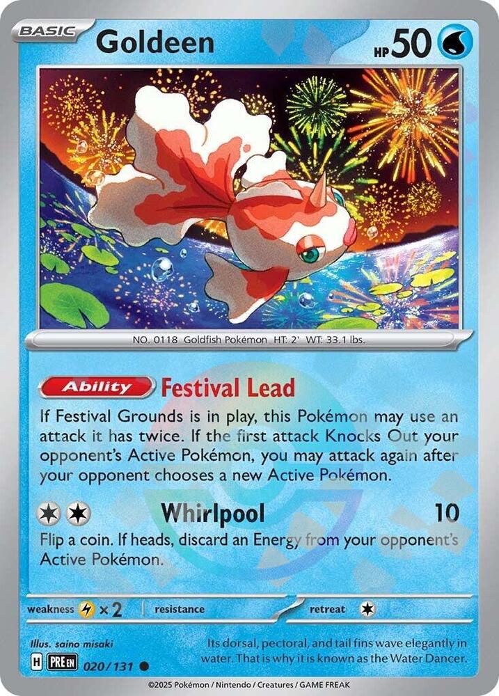 Goldeen (020/131) (Poke Ball Pattern) [Scarlet & Violet: Prismatic Evolutions] | Odin's Place