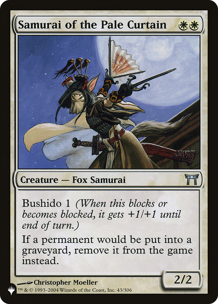 Samurai of the Pale Curtain [The List] | Odin's Place