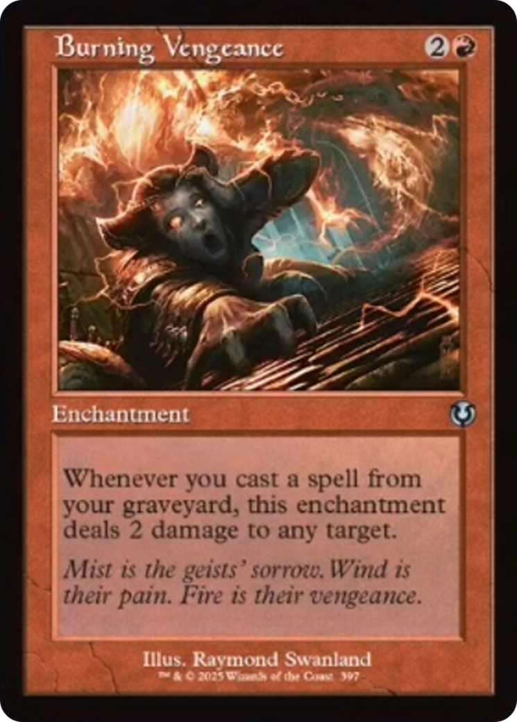 Burning Vengeance (Retro Frame) [Innistrad Remastered] | Odin's Place
