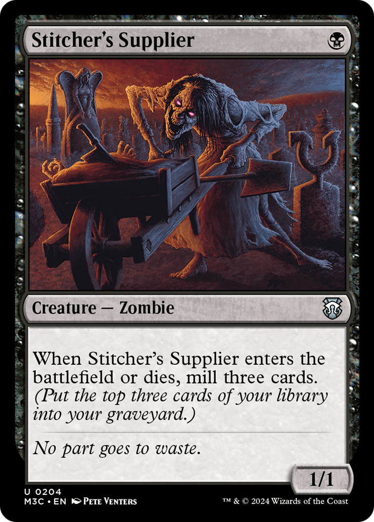 Stitcher's Supplier (Ripple Foil) [Modern Horizons 3 Commander] | Odin's Place