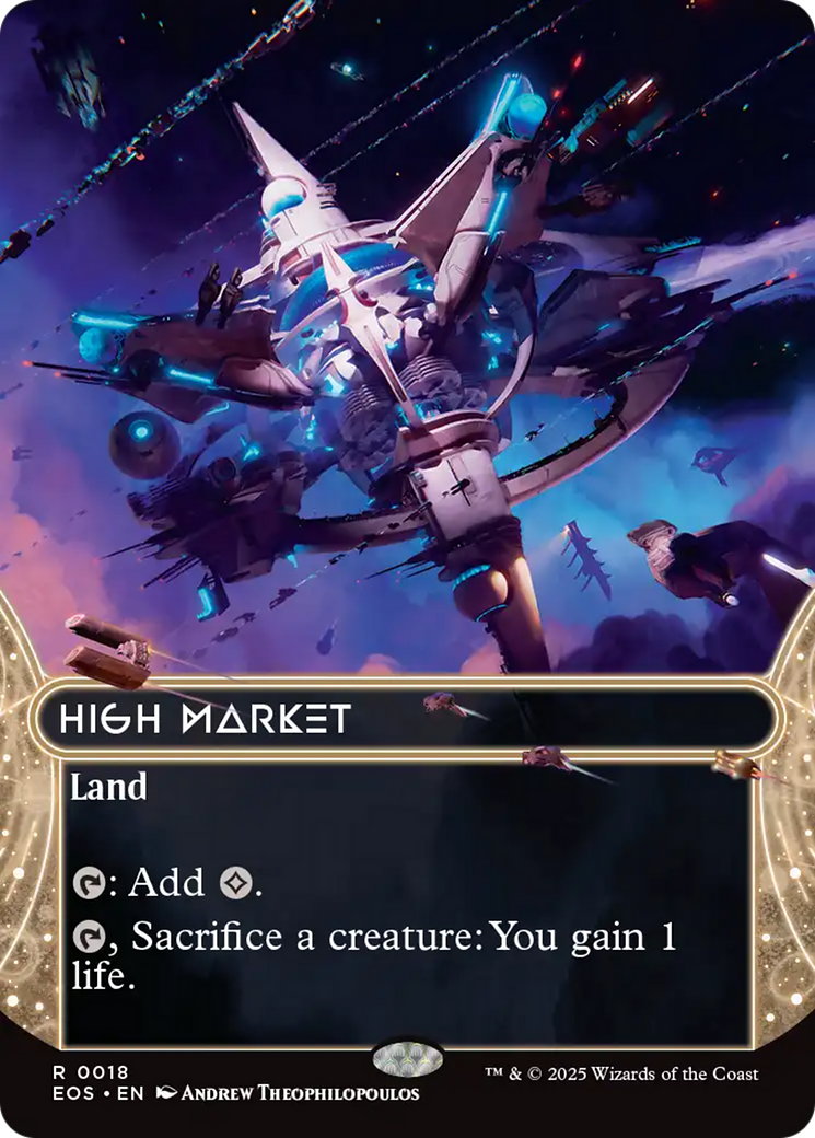 High Market (0018) (Borderless) [Edge of Eternities: Stellar Sights] | Odin's Place