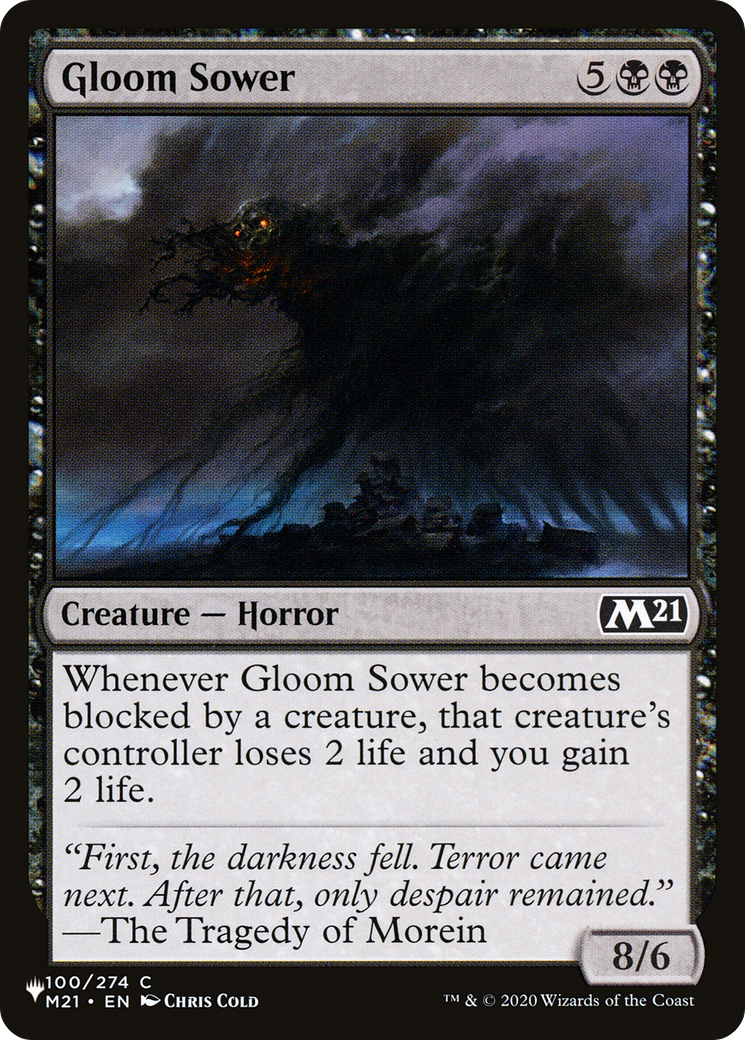Gloom Sower [The List] | Odin's Place