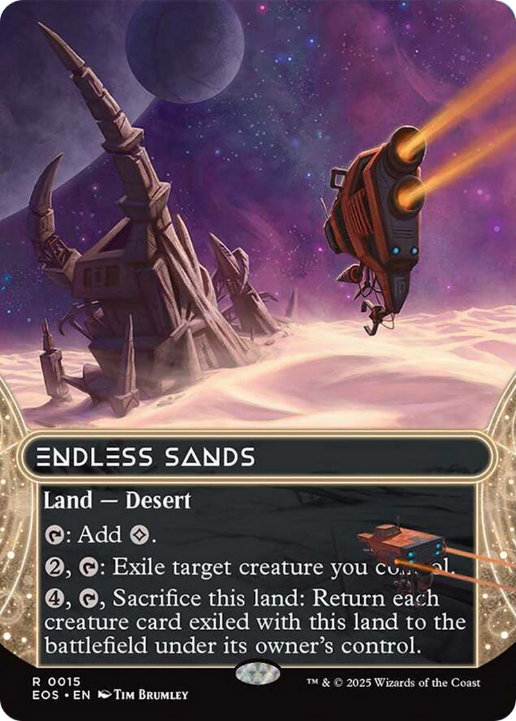 Endless Sands (0008) (Borderless) [Edge of Eternities: Stellar Sights] | Odin's Place