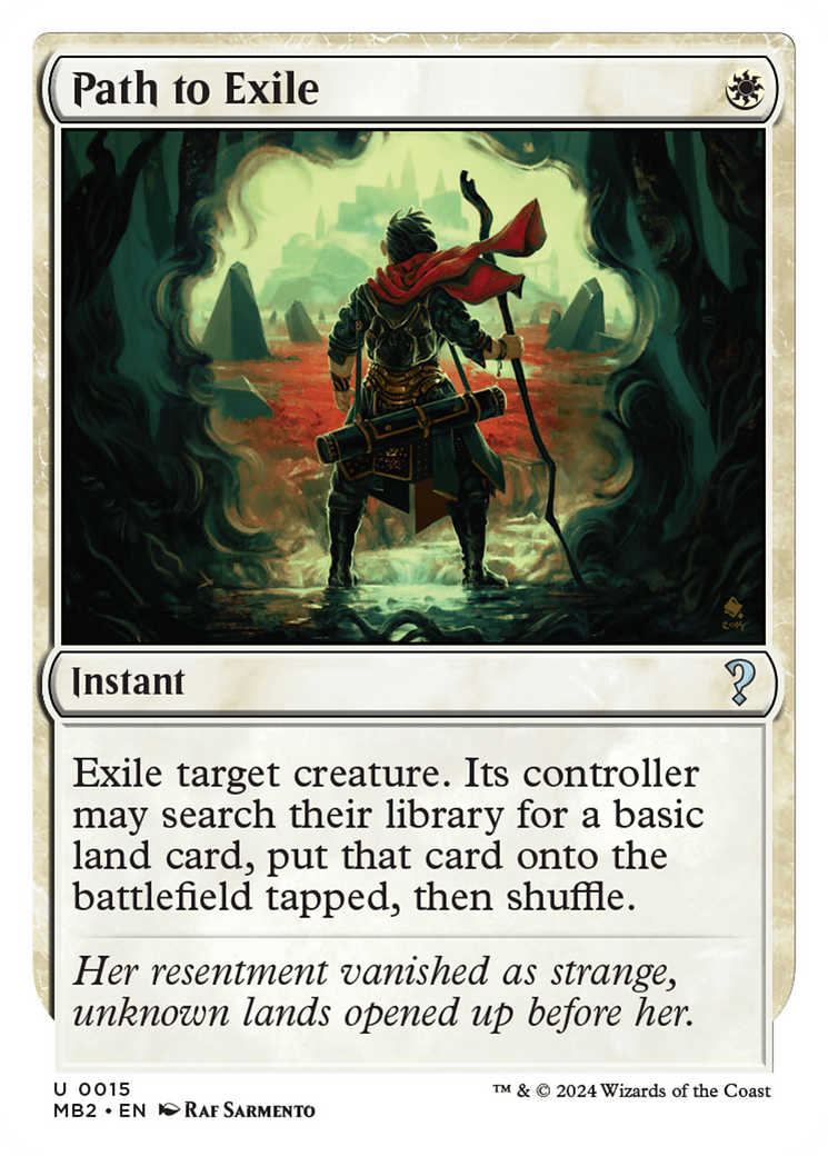 Path to Exile (White Border) [Mystery Booster 2] | Odin's Place