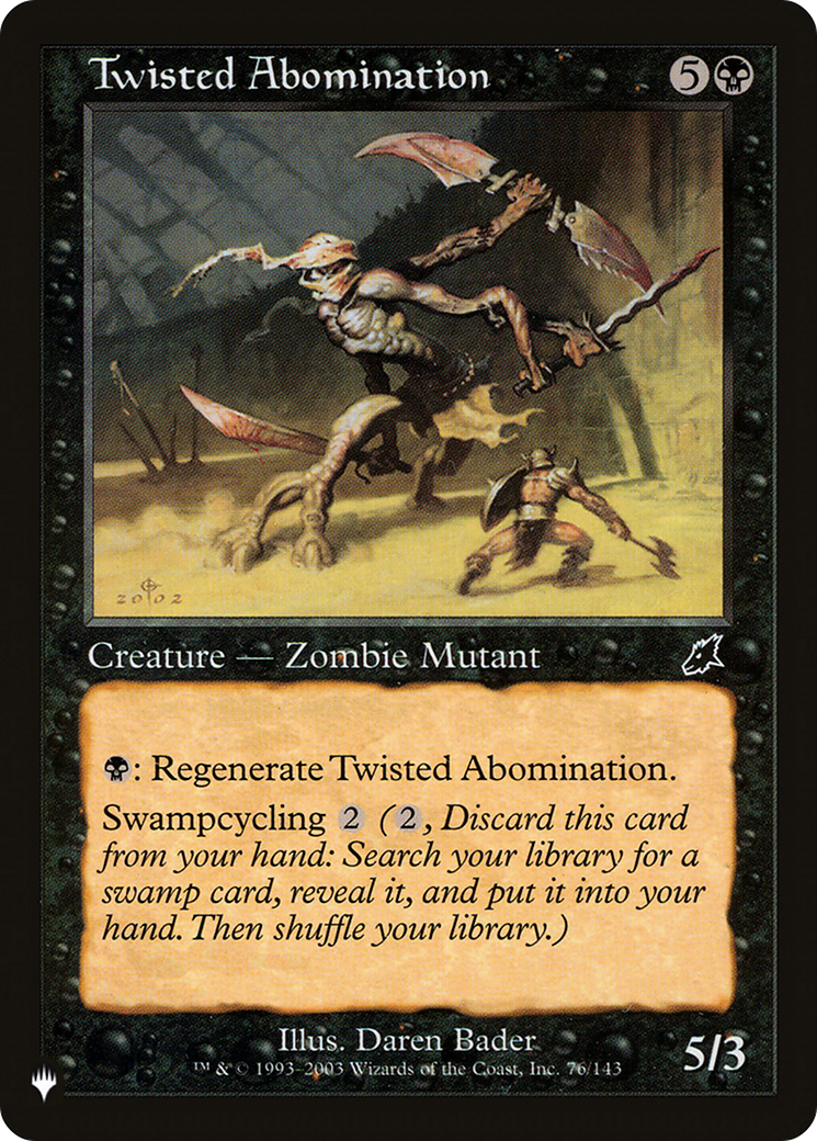 Twisted Abomination [The List] | Odin's Place