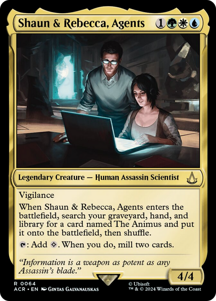 Shaun & Rebecca, Agents [Assassin's Creed] | Odin's Place
