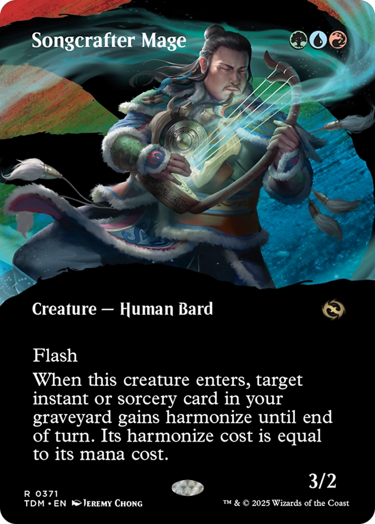 Songcrafter Mage (Borderless) [Tarkir: Dragonstorm] | Odin's Place