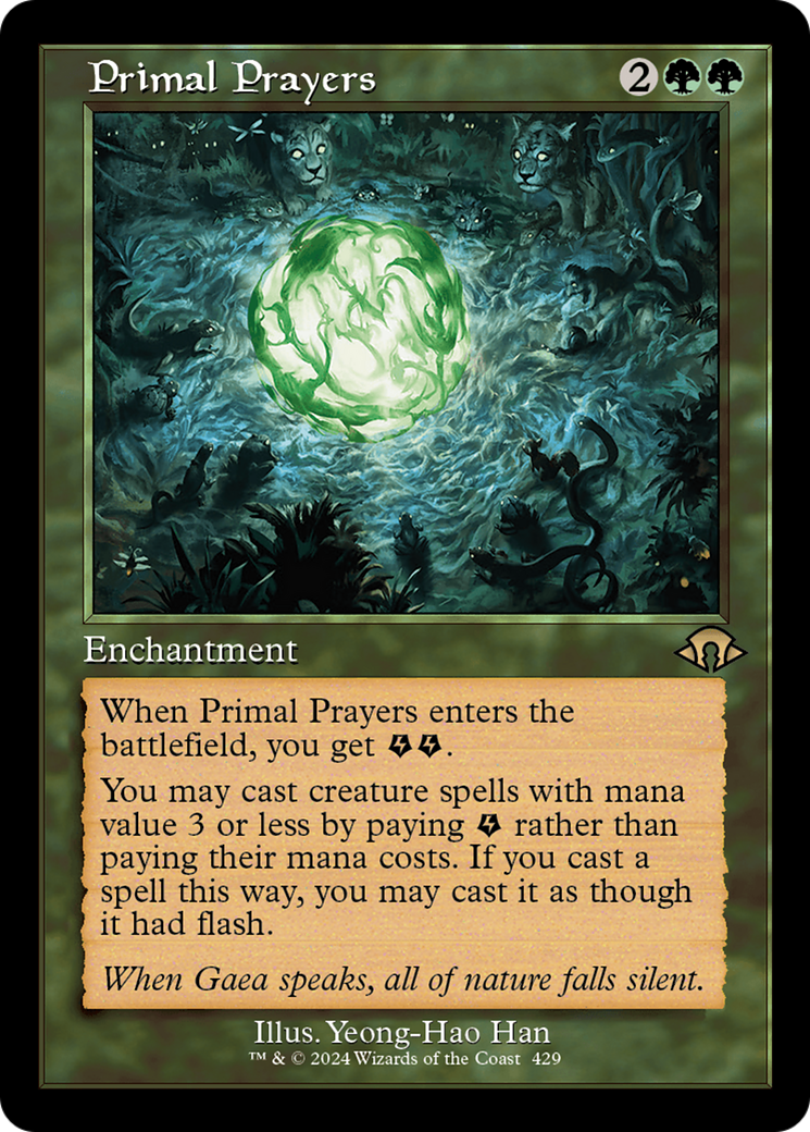 Primal Prayers (Retro) [Modern Horizons 3] | Odin's Place