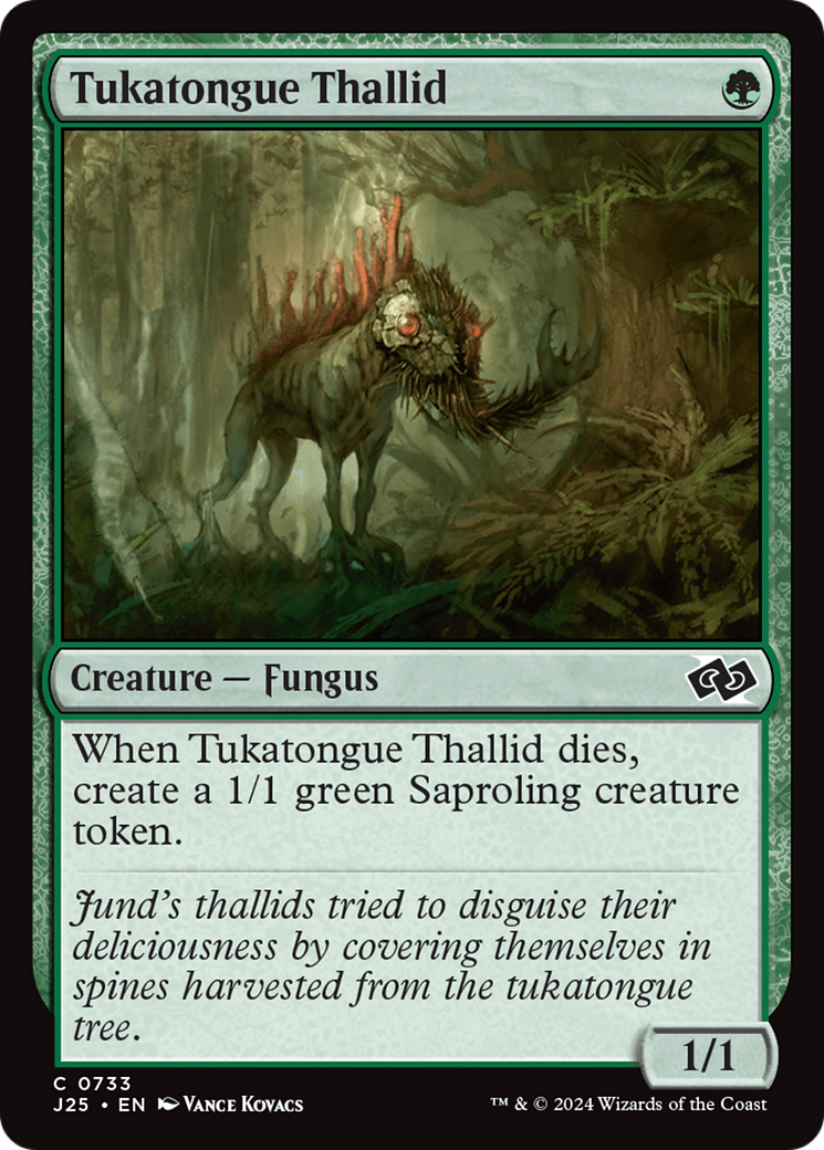Tukatongue Thallid [Foundations Jumpstart] | Odin's Place